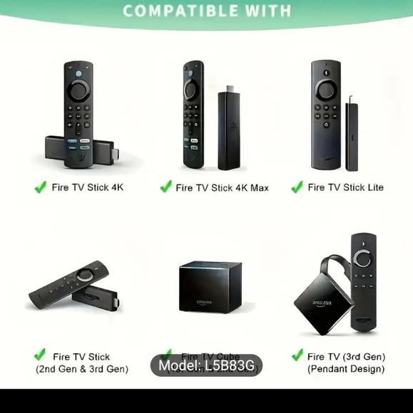 Voice Remote Compatible with Fire TV Streaming - Picture 5 of 5